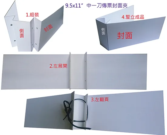 會計傳票封面/封底,本傳票封面收納夾為400磅紙板組裝成型，為國內各大公司所採用。穿線收納線頭不外落，外表美觀。…….另可客製化