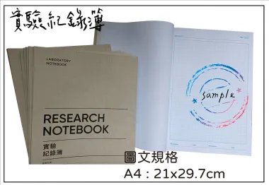 適用：實驗室或研究開發或計畫申請或專利申請，師生及相關研究人員於從事研究工作、實驗或發明、創作等過程及結果，研究紀錄簿為技術文件供工作傳承用之目的.....